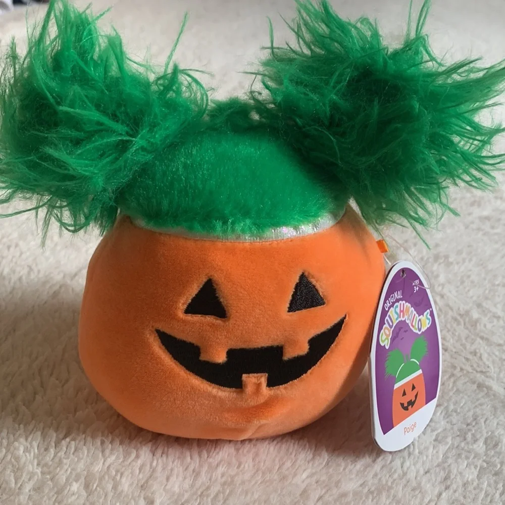 NWT Squishmallows Paige Pumpkin 6” Halloween